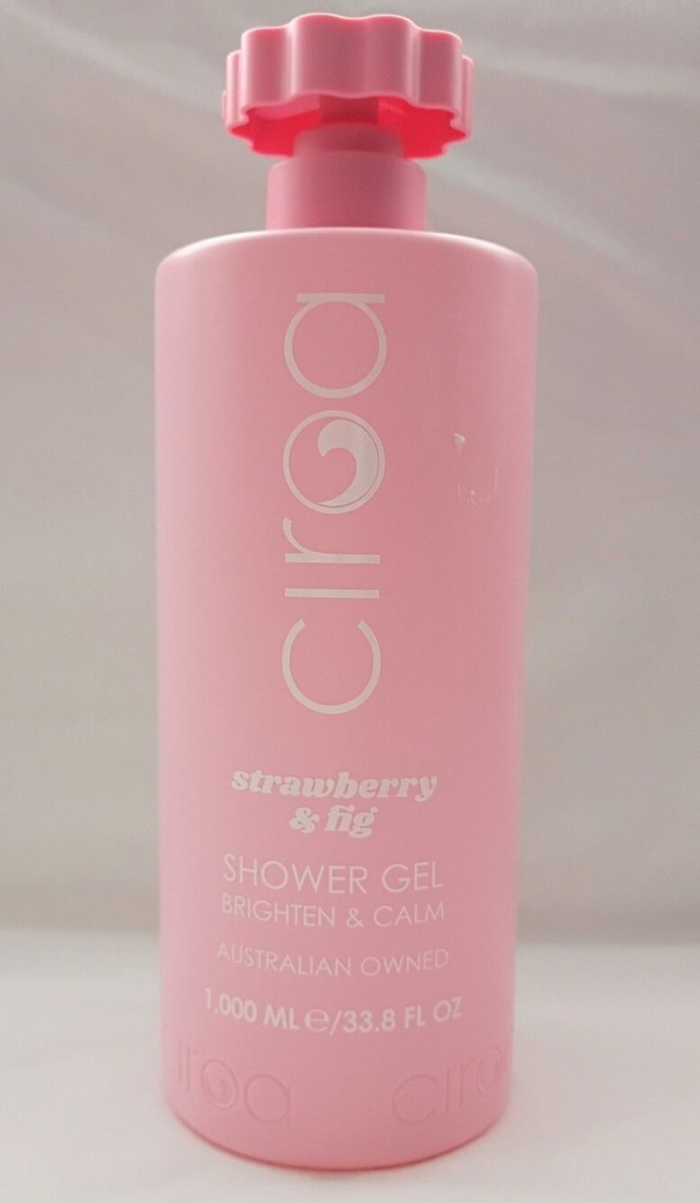 Ciroa Beauty Strawberry & Fig Shower Gel Clarify & Hydrating 33.8 fl oz